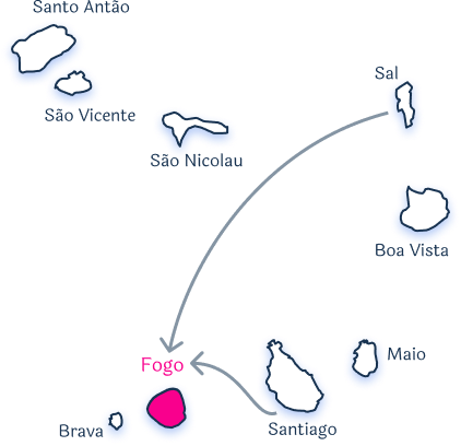 Flights to Fogo in Cabo Verde