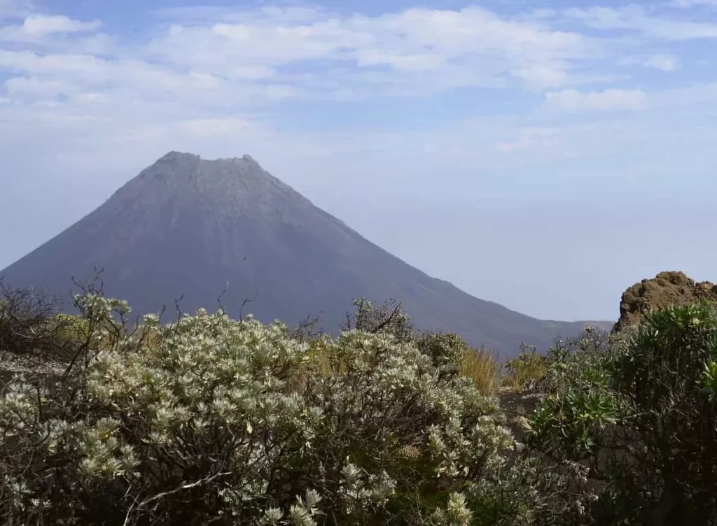 The island Fogo in Cabo Verde